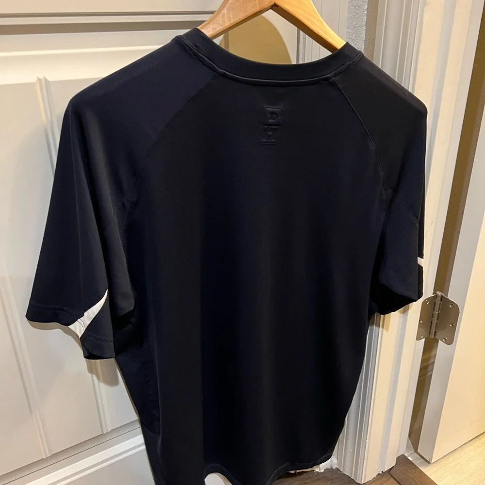 Champion Double Dry Athletic T-Shirt Men's Medium Black White Performance Tee - Picture 3 of 4